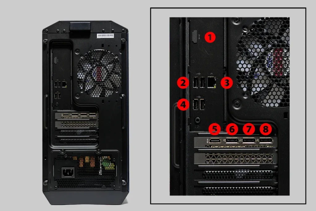 背面インターフェース
