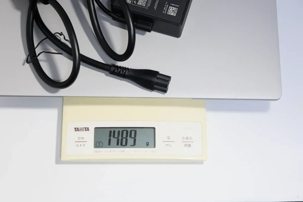 本体+AC電源質量