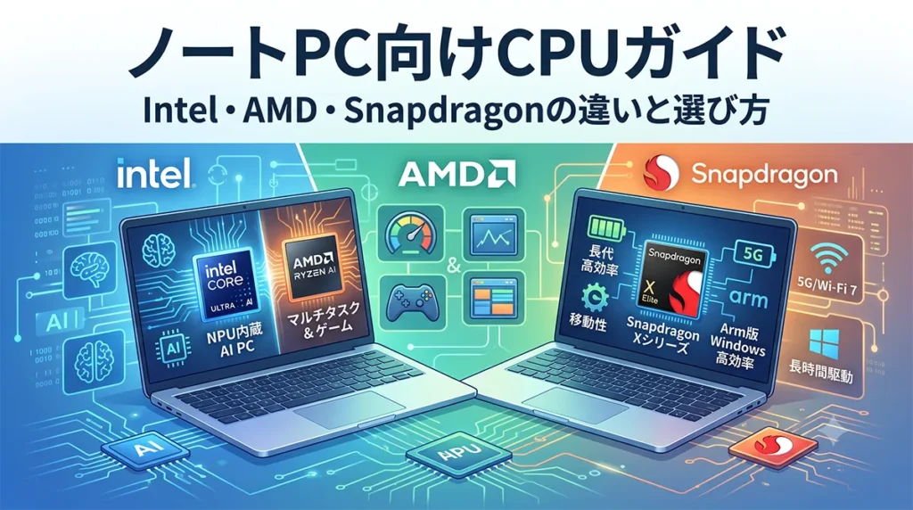 ノートPC向けCPUガイド