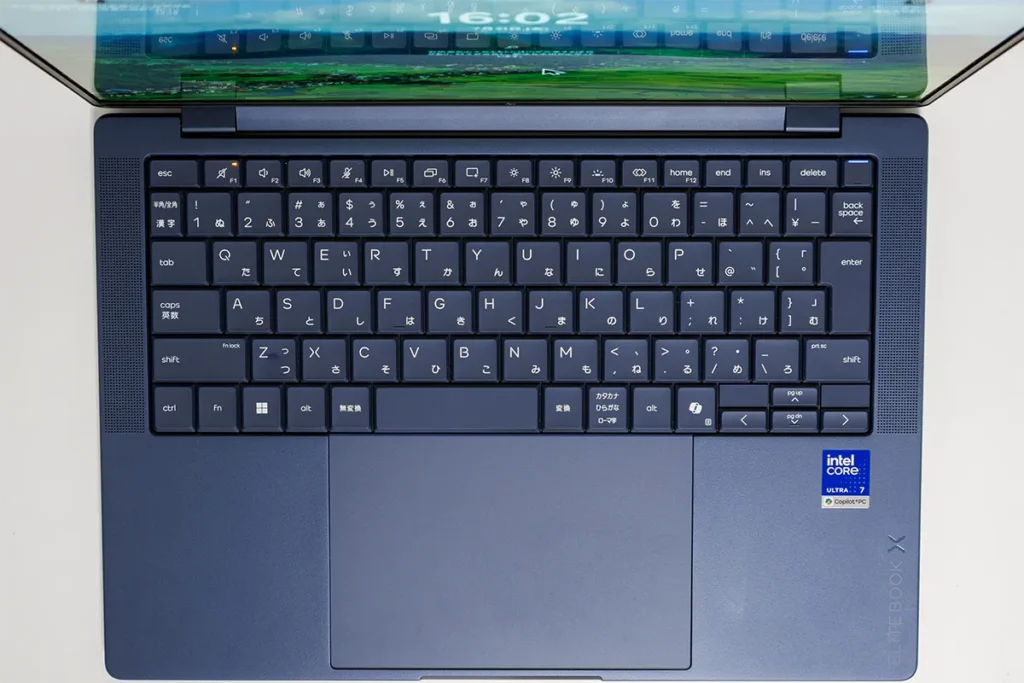 キーボード全体の写真