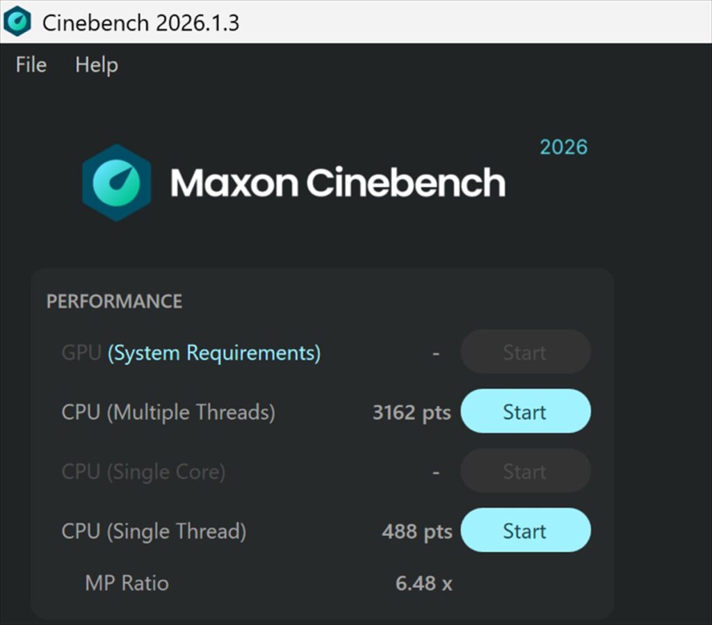 Cinebench 2026