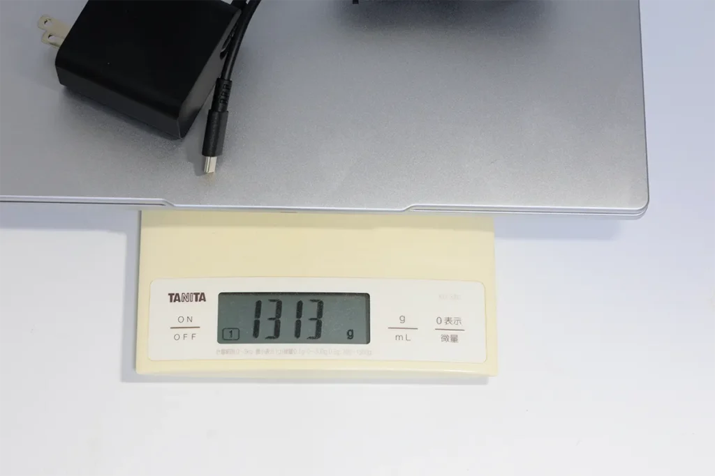 本体+AC電源質量