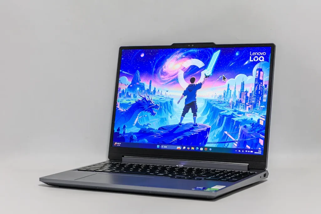 液晶の見え方(斜め)