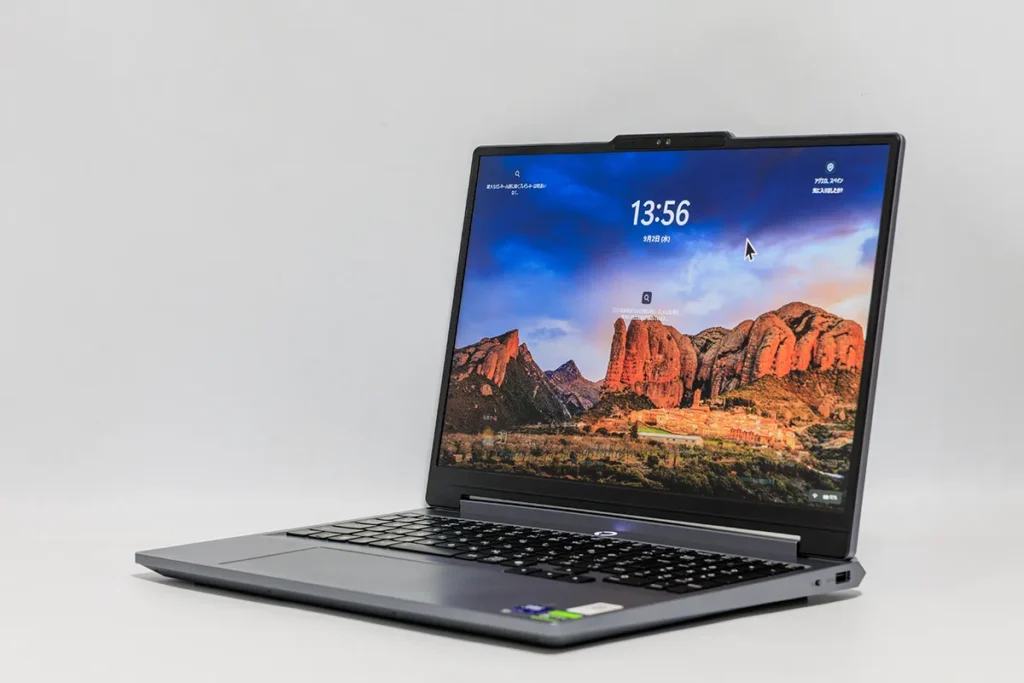 液晶の見え方(さらに斜め)