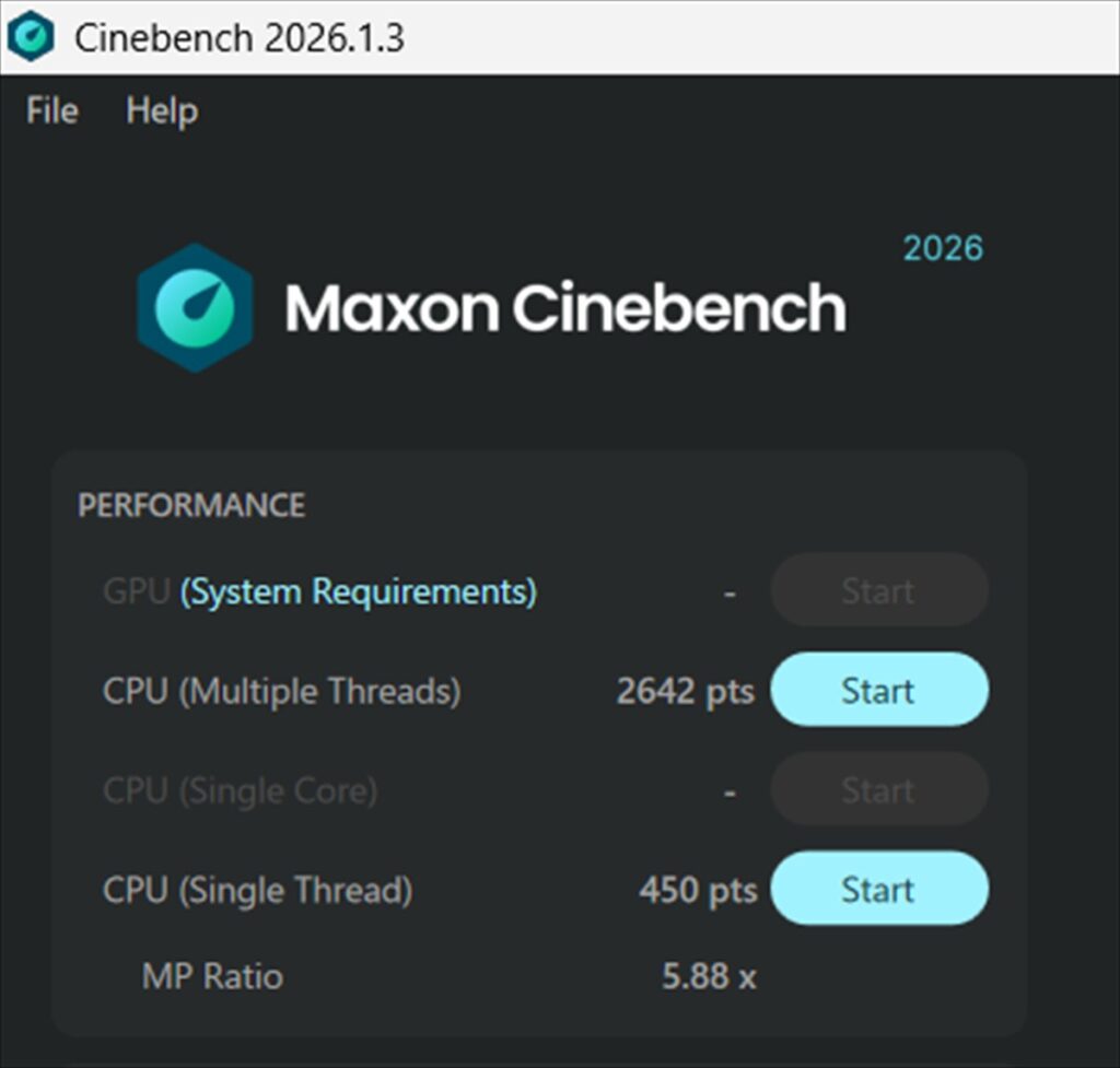 CINEBENCH 2026