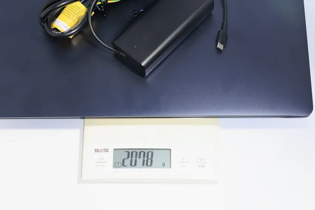 本体+AC電源質量